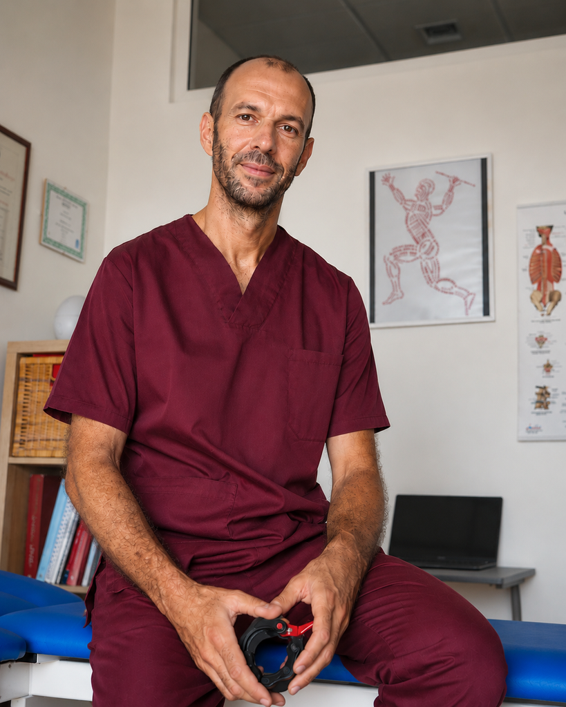 Fisioterapista nello studio Fulcrum a Ciampino