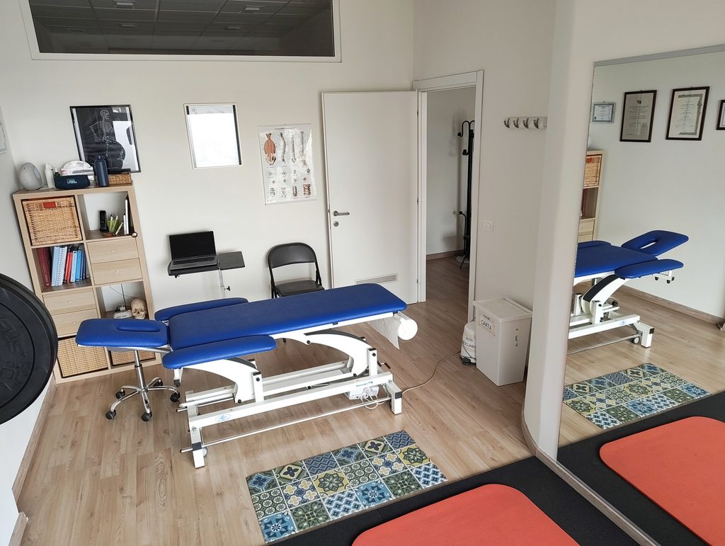 Area per il trattamento e l'esercizio terapeutico dello studio Fulcrum a Ciampino