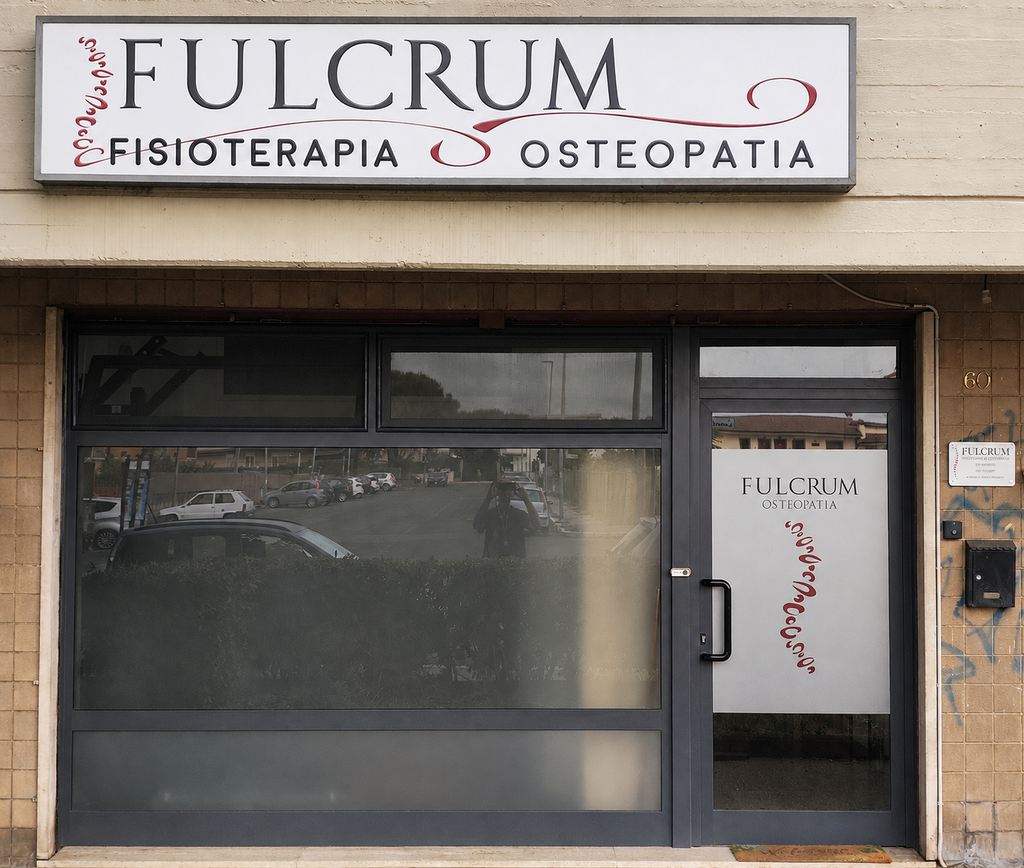 Ingresso dello studio Fulcrum Fisioterapia & Osteopatia a Ciampino